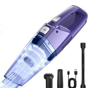 Handheld Vacuum Cordless – Car Vac Portable with 8KPA & Multi Accessories